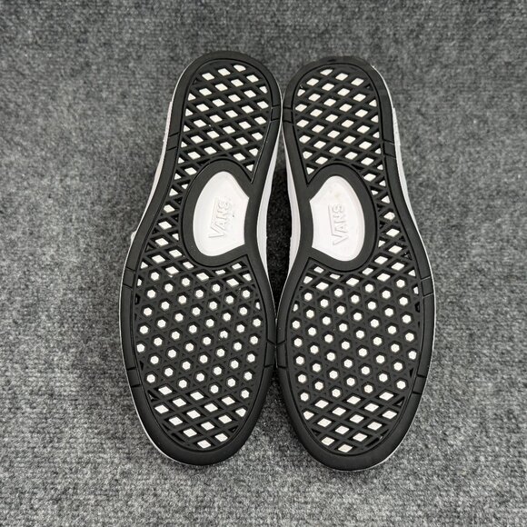 Vans Lowland Sneakers Womens Size 9.5 White Leather Low Lace Retro Athletic Shoe - Picture 10 of 12